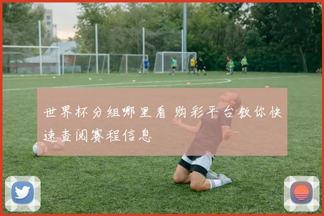 世界杯分组哪里看 购彩平台教你快速查阅赛程信息